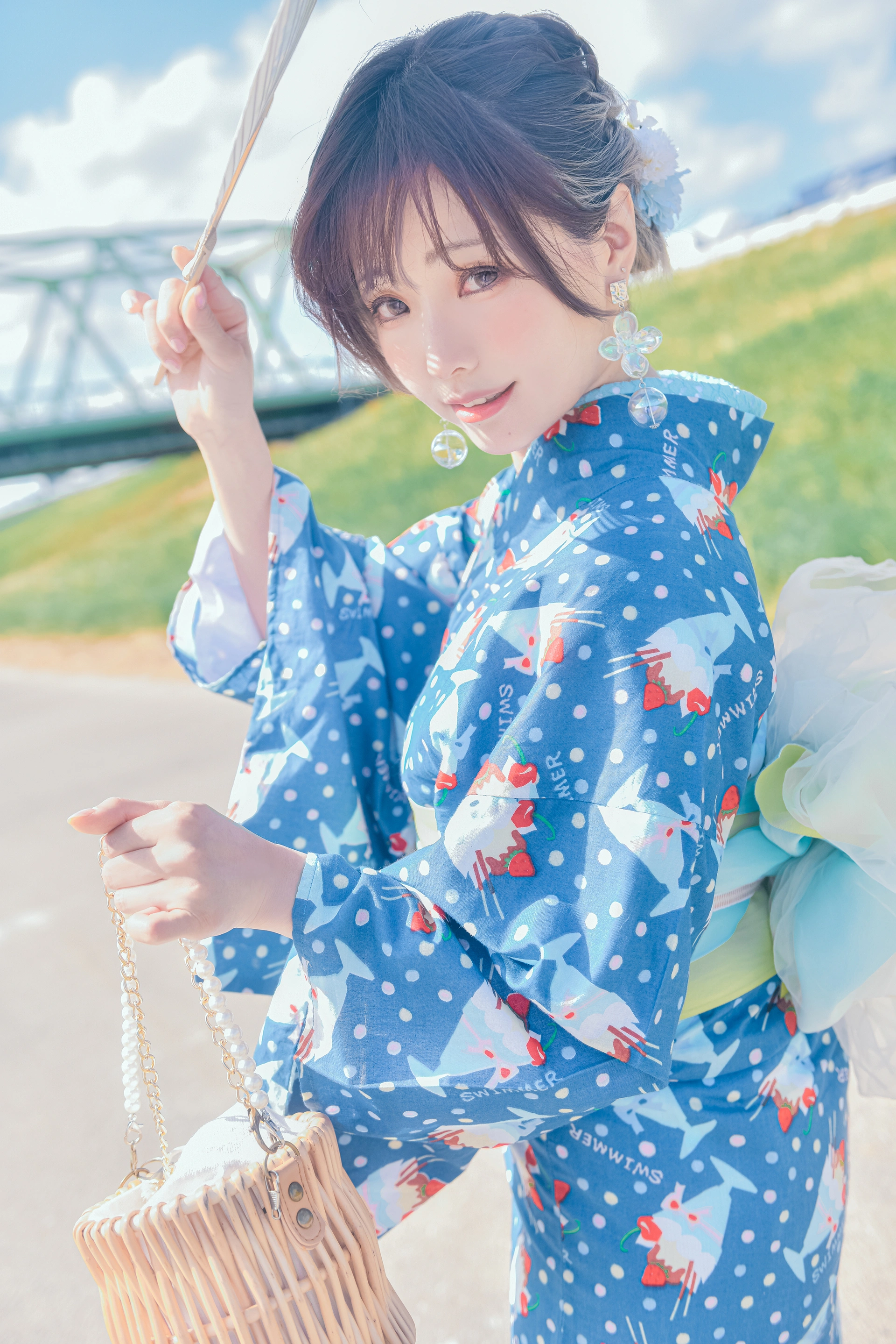 ElyEE子 - NO.121【寫真8月訂閱】A-聖代浴衣 Sundae Yukata 2